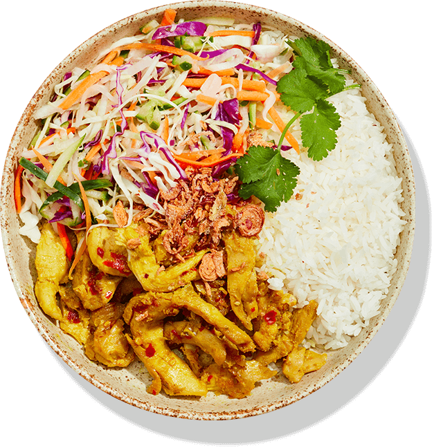 Lemongrass Chilli Chicken Vietnamese Rice (Com)