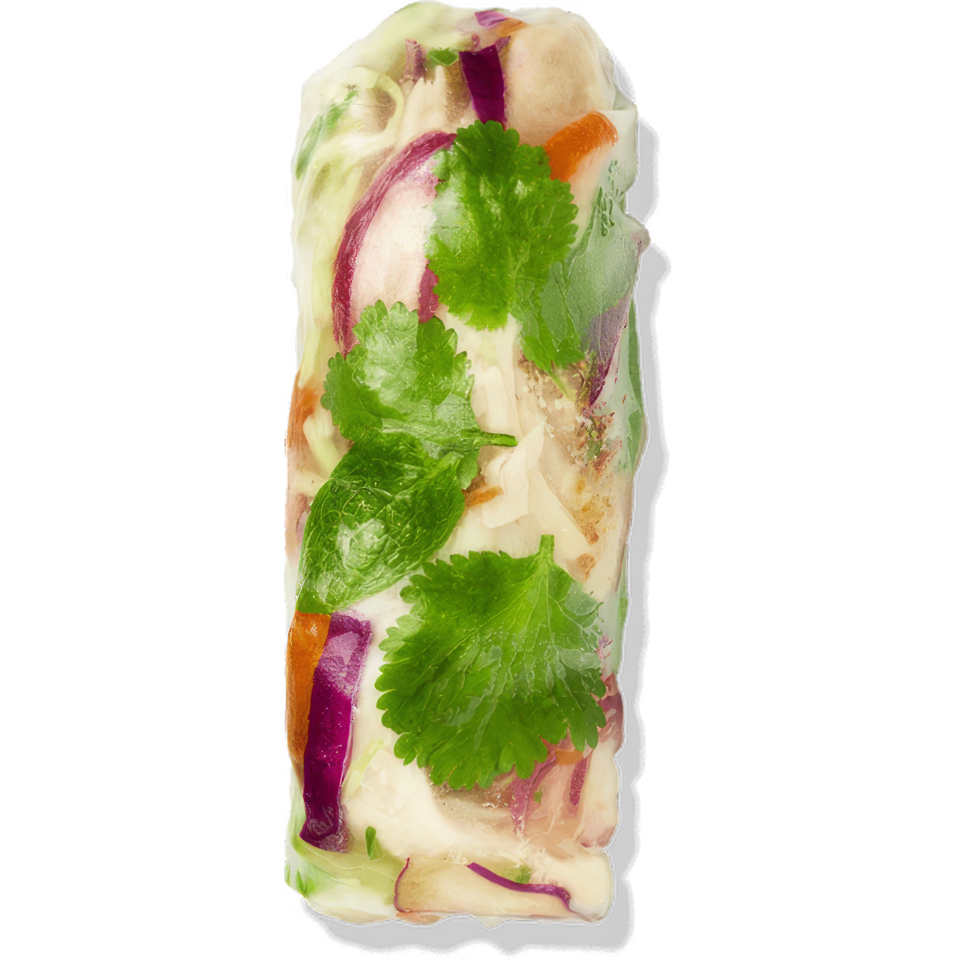 Low Carb Poached Chicken Rice Paper Roll