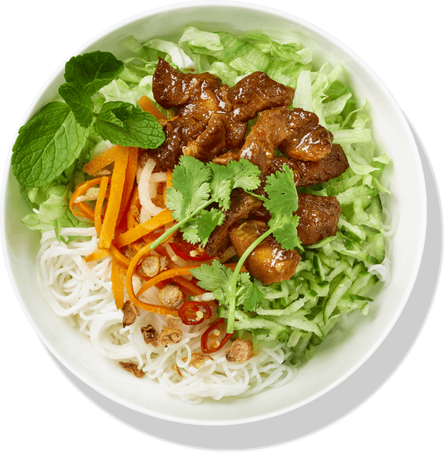 BBQ Chicken Noodle Salad (Bun)