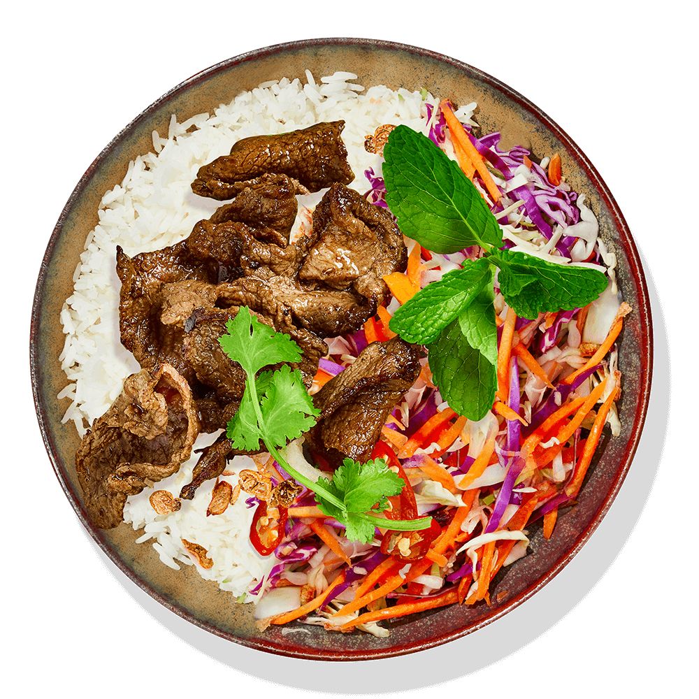 Lemongrass Beef Vietnamese Rice (Com)