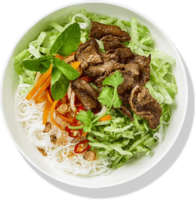 Lemongrass Wagyu Beef Noodle Salad (Bun)
