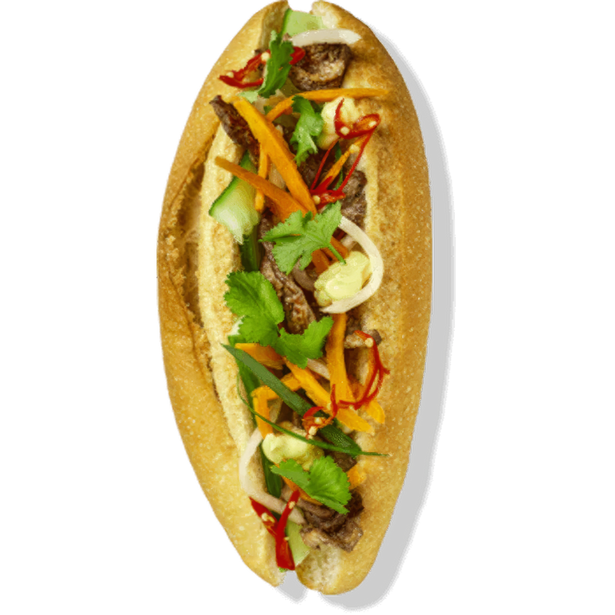 Lemongrass Wagyu Beef Banh Mi