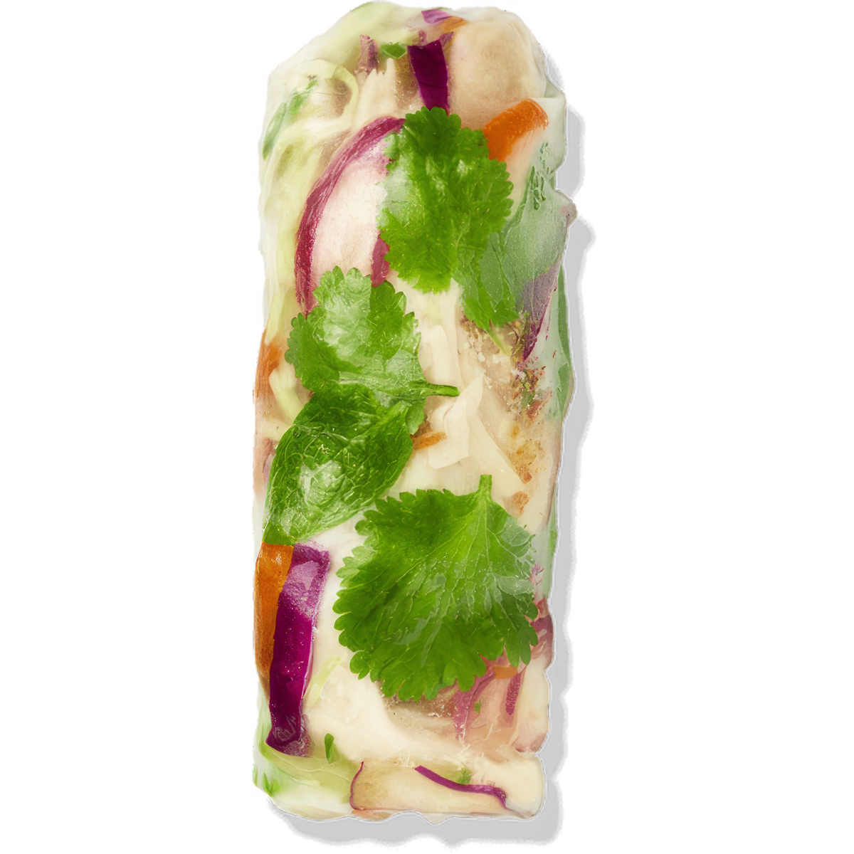 Low Carb Poached Chicken Rice Paper Roll