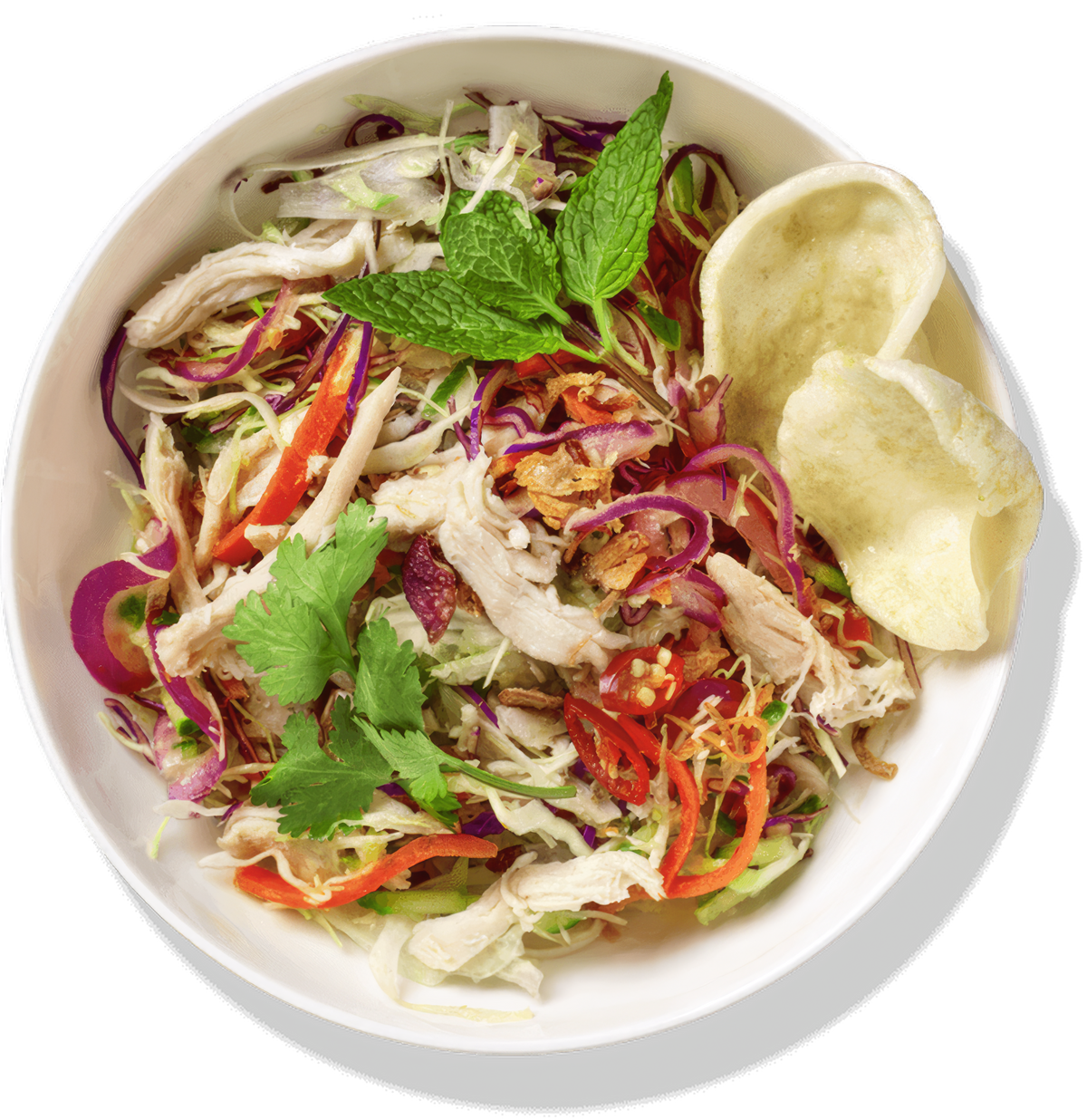 Poached Chicken Breast Vietnamese Salad (Goi)